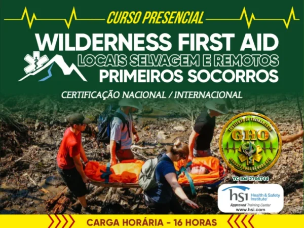 WILDERNESS FIRST AID - PRIMEIROS SOCORROS EM LOCAIS SELVAGEM E REMOTO