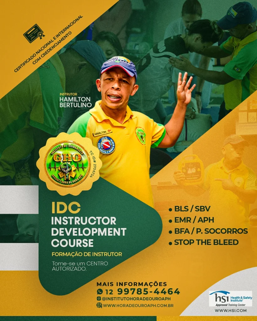 FORMAÇÃO DE INSTRUTOR e DIRETOR IDC-INSTRUCTOR DEVELOPMENT COURSE ...